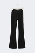 Tall ruched flare yoga tights - Dusty purple