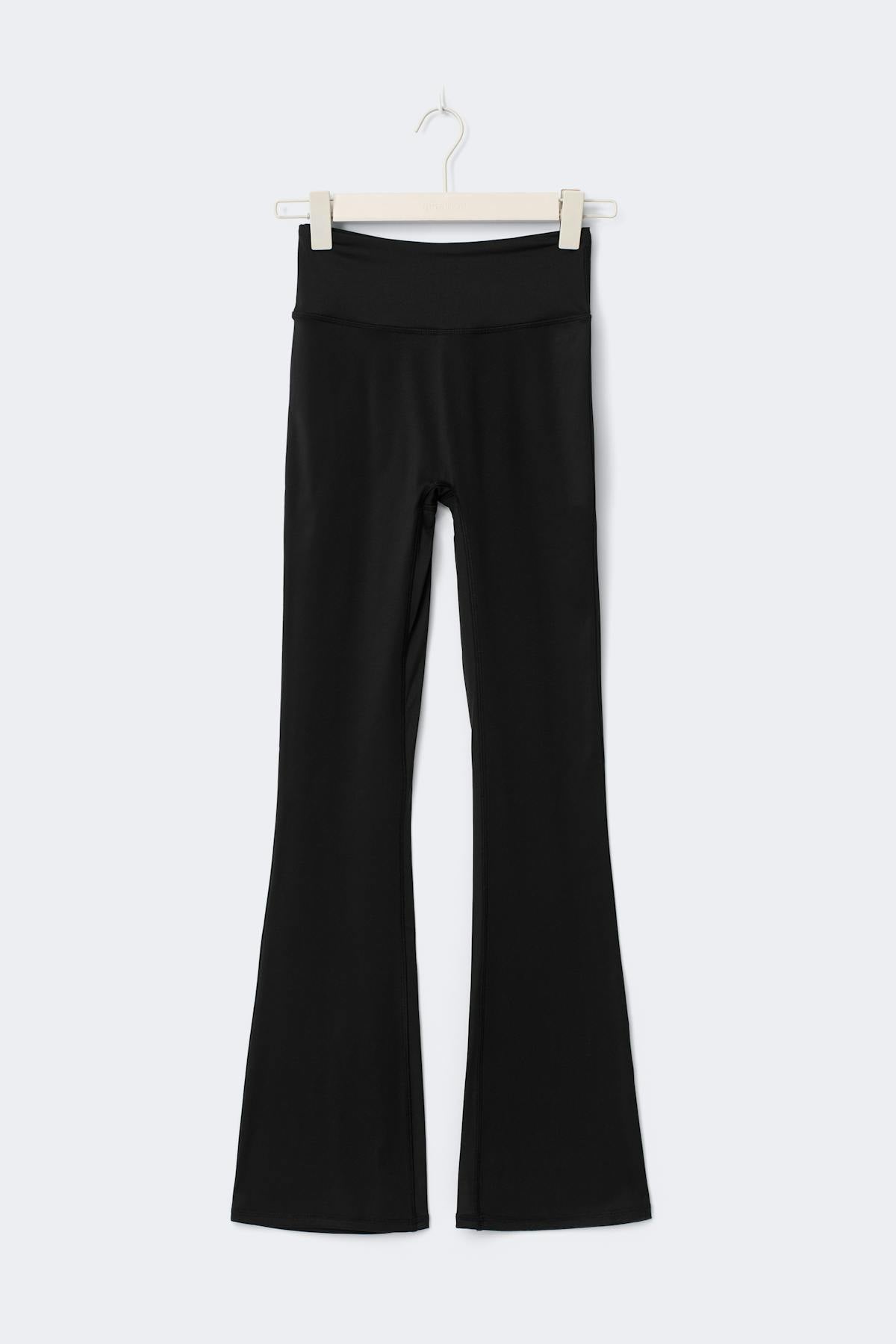 Tall ruched flare yoga tights - Dusty purple