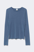 Slim fit long sleeve top - Noir