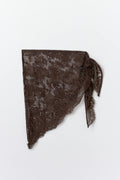 Lace hip scarf - Noir