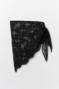 Lace hip scarf - Noir
