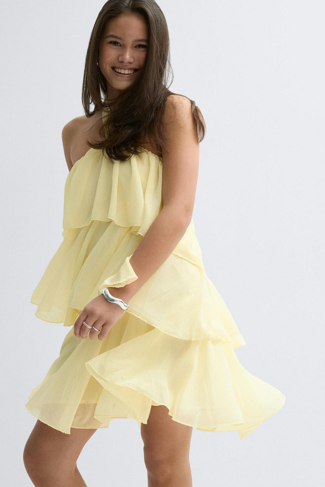 Y halterneck dress - Afterglow