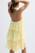 Y halterneck dress - Afterglow