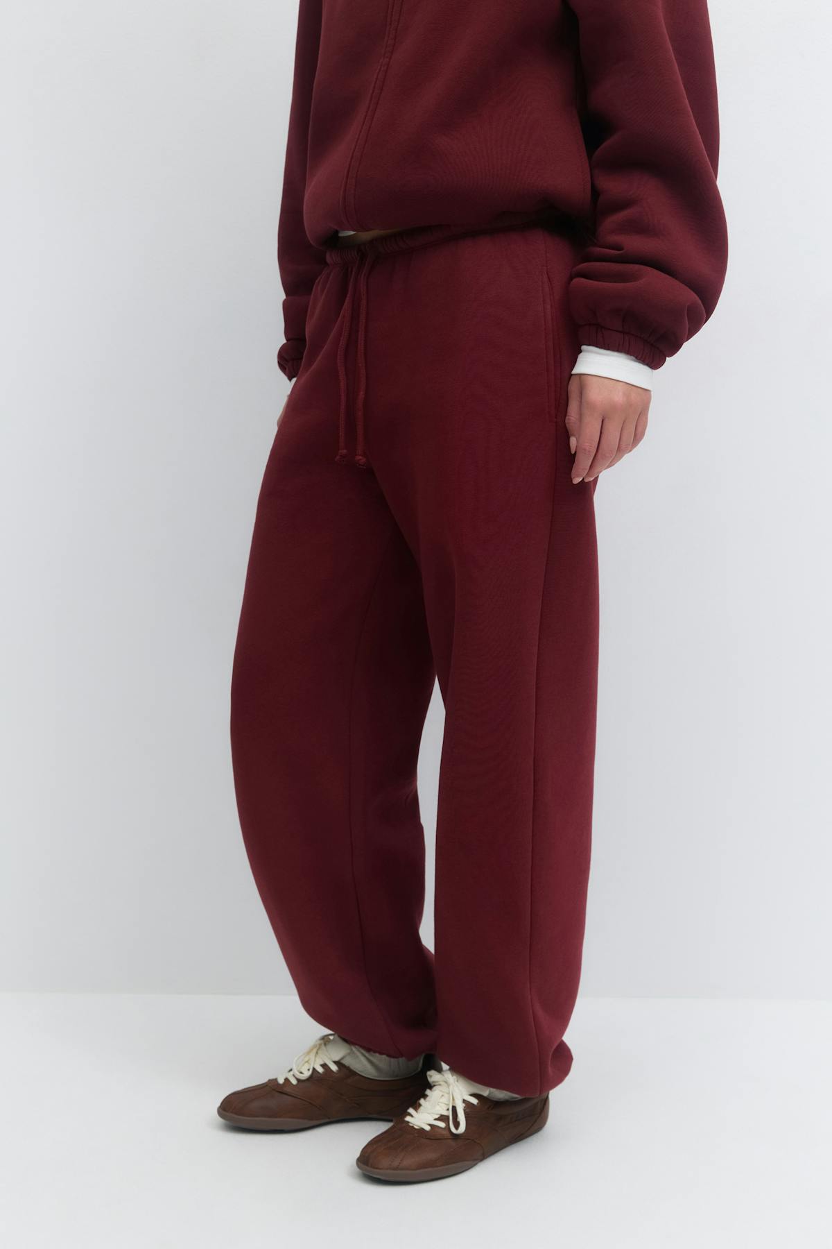 Soft sport sweatpants - Bordeaux