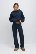 Y printed low sweatpants - Navy/print