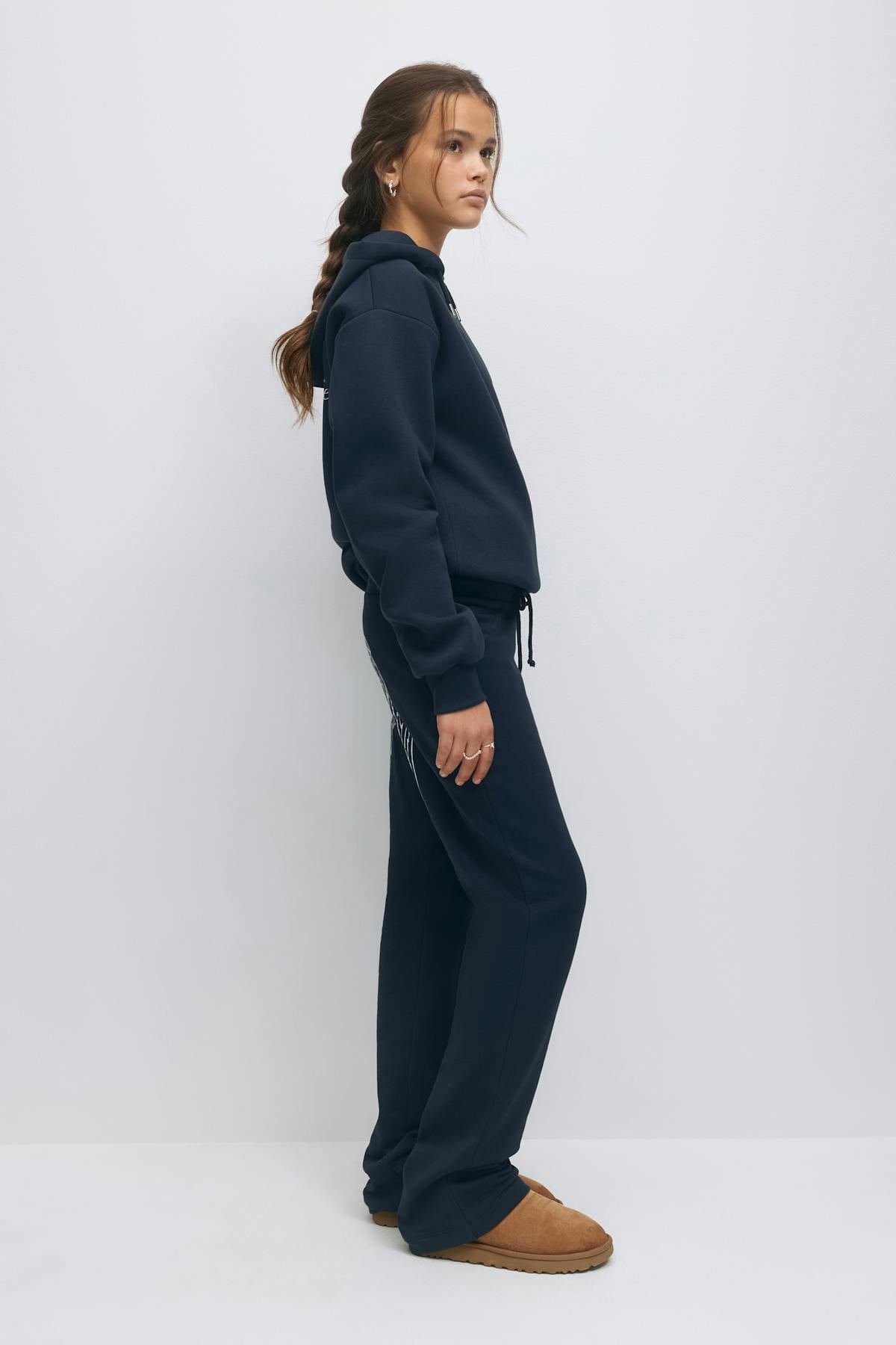 Y printed low sweatpants - Navy/print