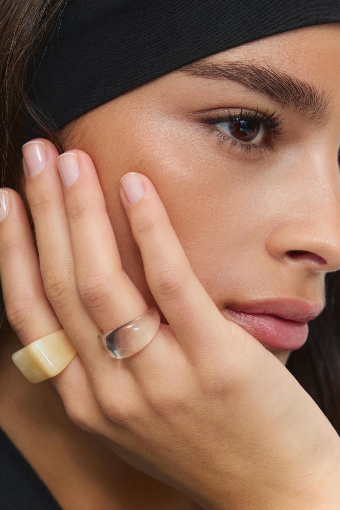 2-pack rings - Creme