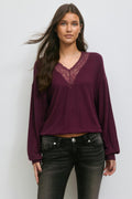 14+ lace sweater - Gardenia