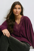 14+ lace sweater - Wine tasting