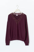 14+ lace sweater - Wine tasting