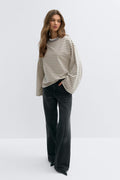 Stripe long sleeve tee - Orchid stripe