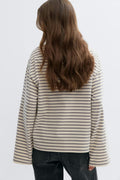 Stripe long sleeve tee - Orchid stripe