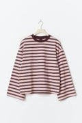 Stripe long sleeve tee - Lotus/stripe