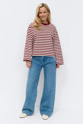 Stripe long sleeve tee - Sky captain/stripe