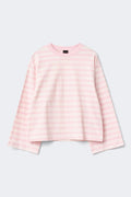 Stripe long sleeve tee - Tiedye/ylw/dad