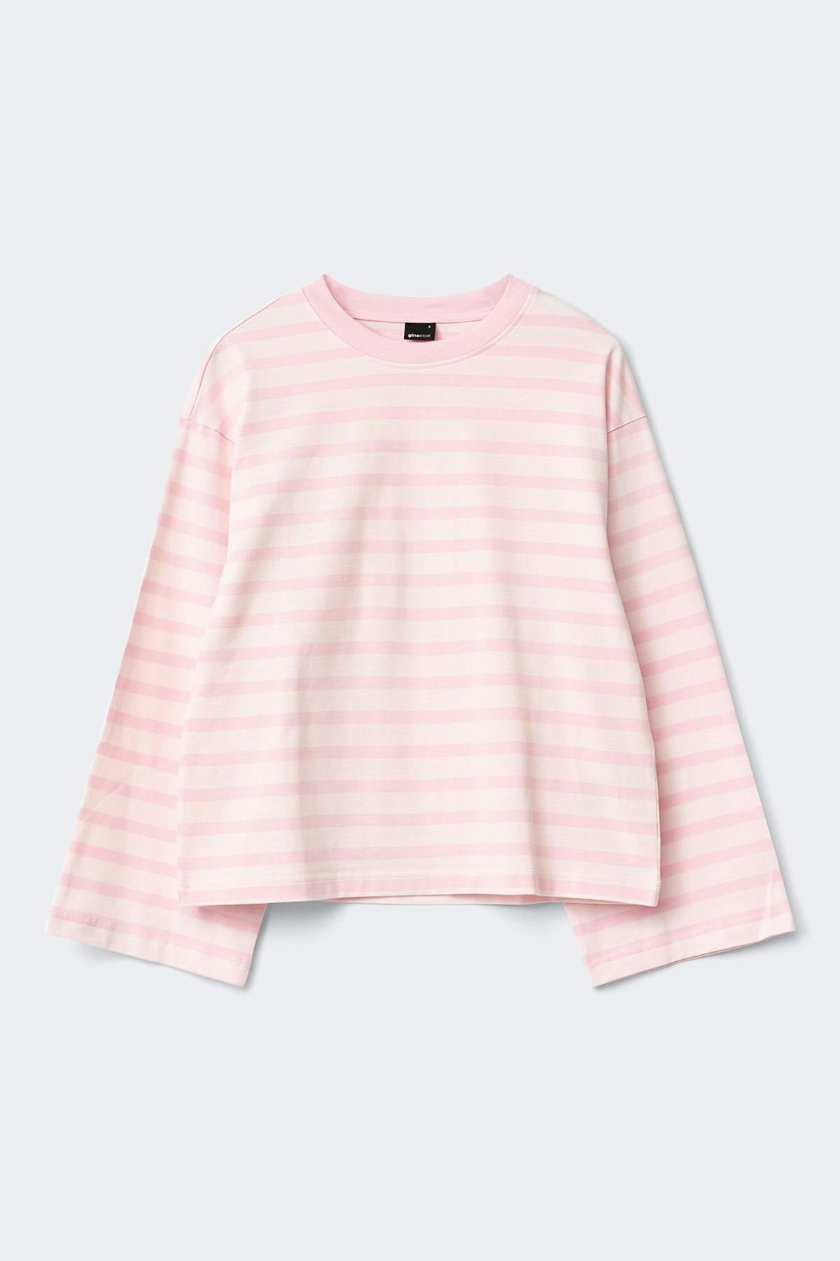 Stripe long sleeve tee - Tiedye/ylw/dad