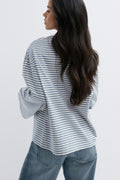 Stripe long sleeve tee - Orchid stripe