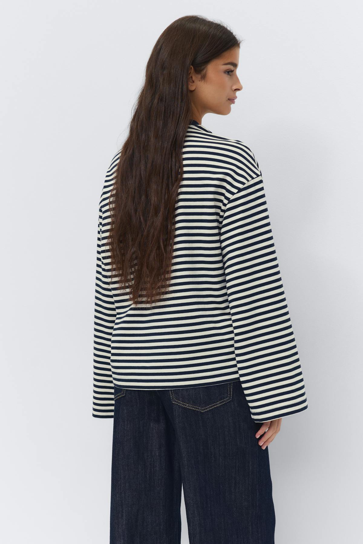 Stripe long sleeve tee - Falcon stripe