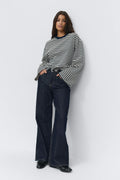 Stripe long sleeve tee - Sky captain/stripe