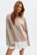 Stripe long sleeve tee - Yellow stripe