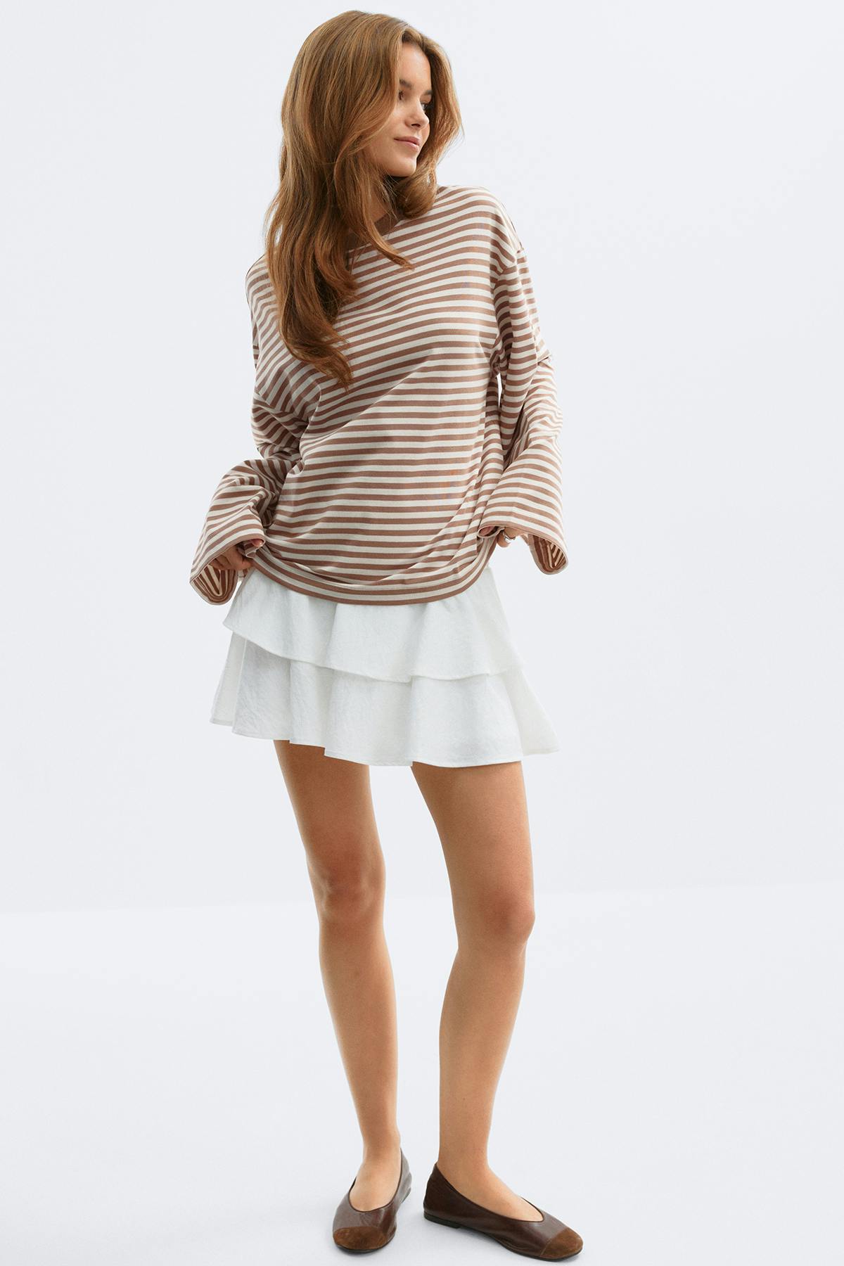 Stripe long sleeve tee - Yellow stripe