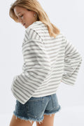 Stripe long sleeve tee - Yellow stripe