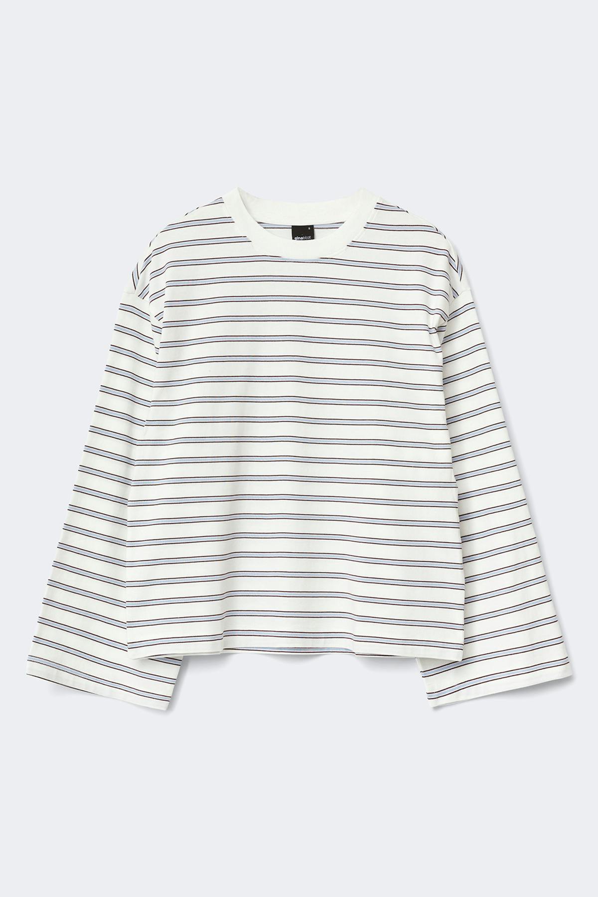 Stripe long sleeve tee - Yellow stripe