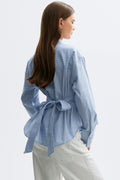 Tie blouse - Bordeaux