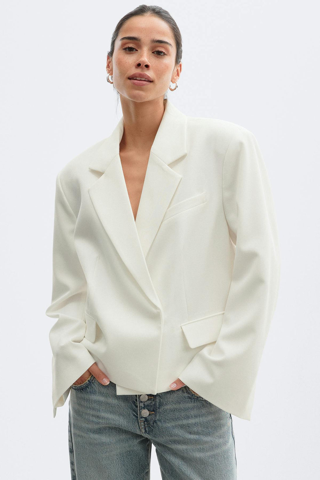 Boxy blazer - Blanc