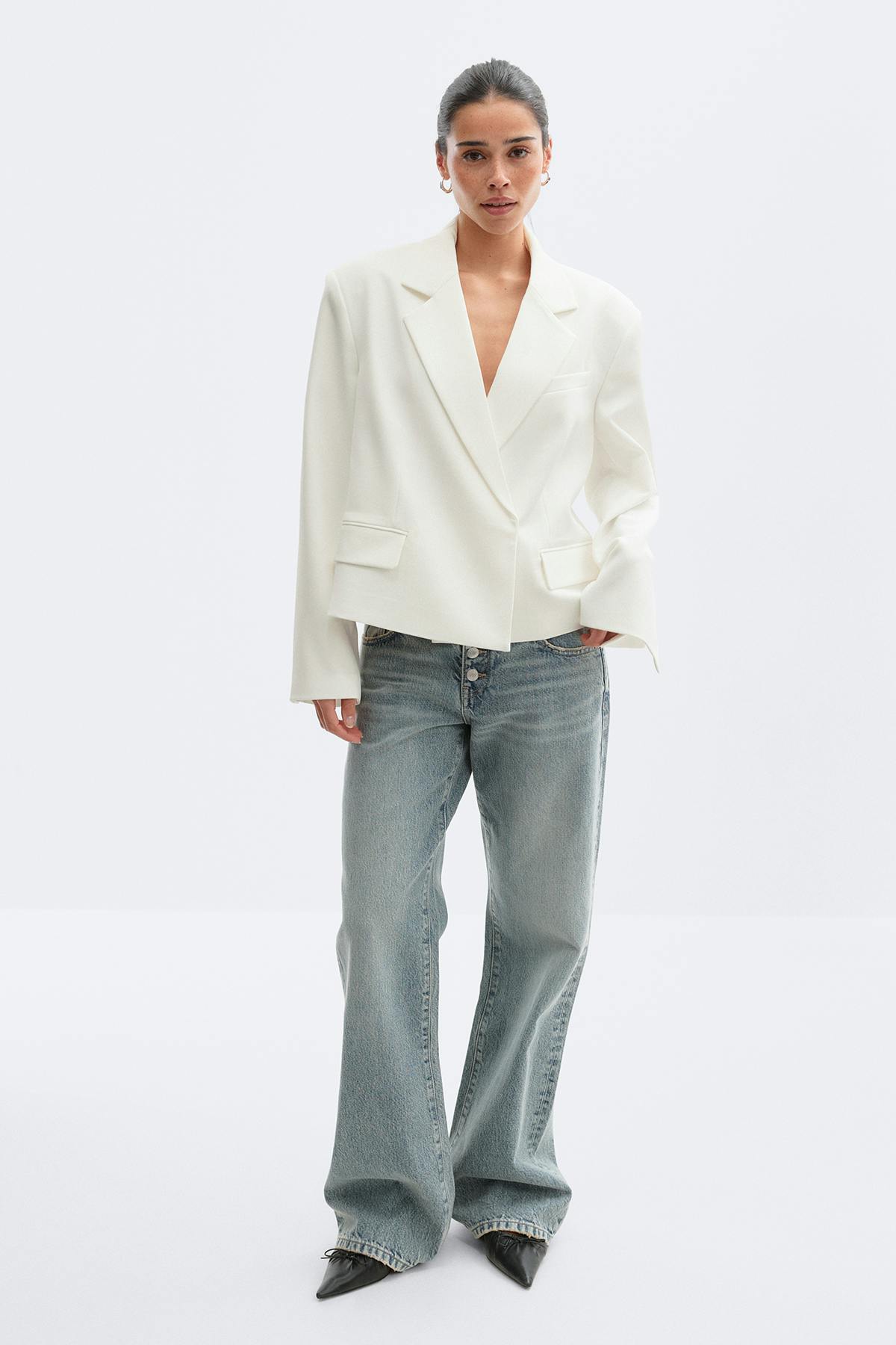 Boxy blazer - Blanc
