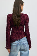 14+ lace top - Wine tasting