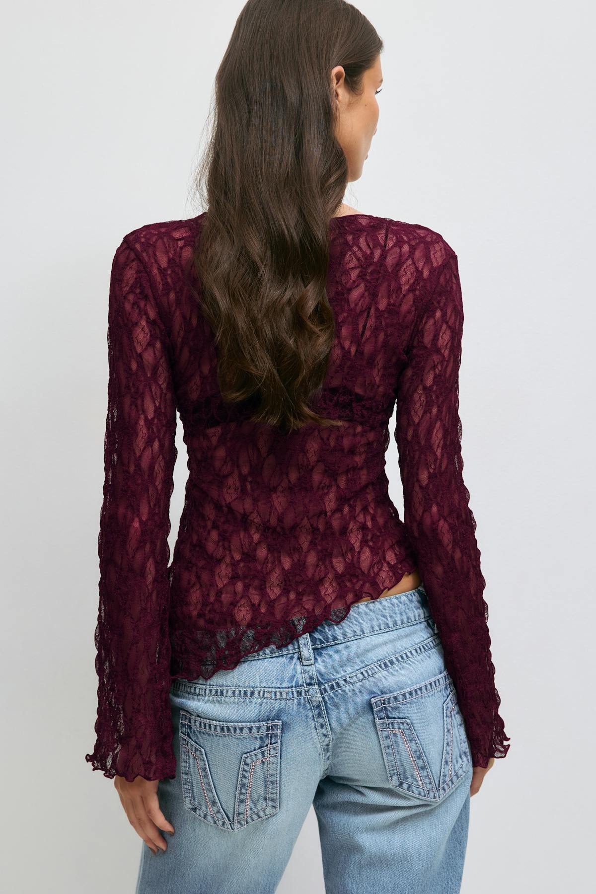 14+ lace top - Wine tasting
