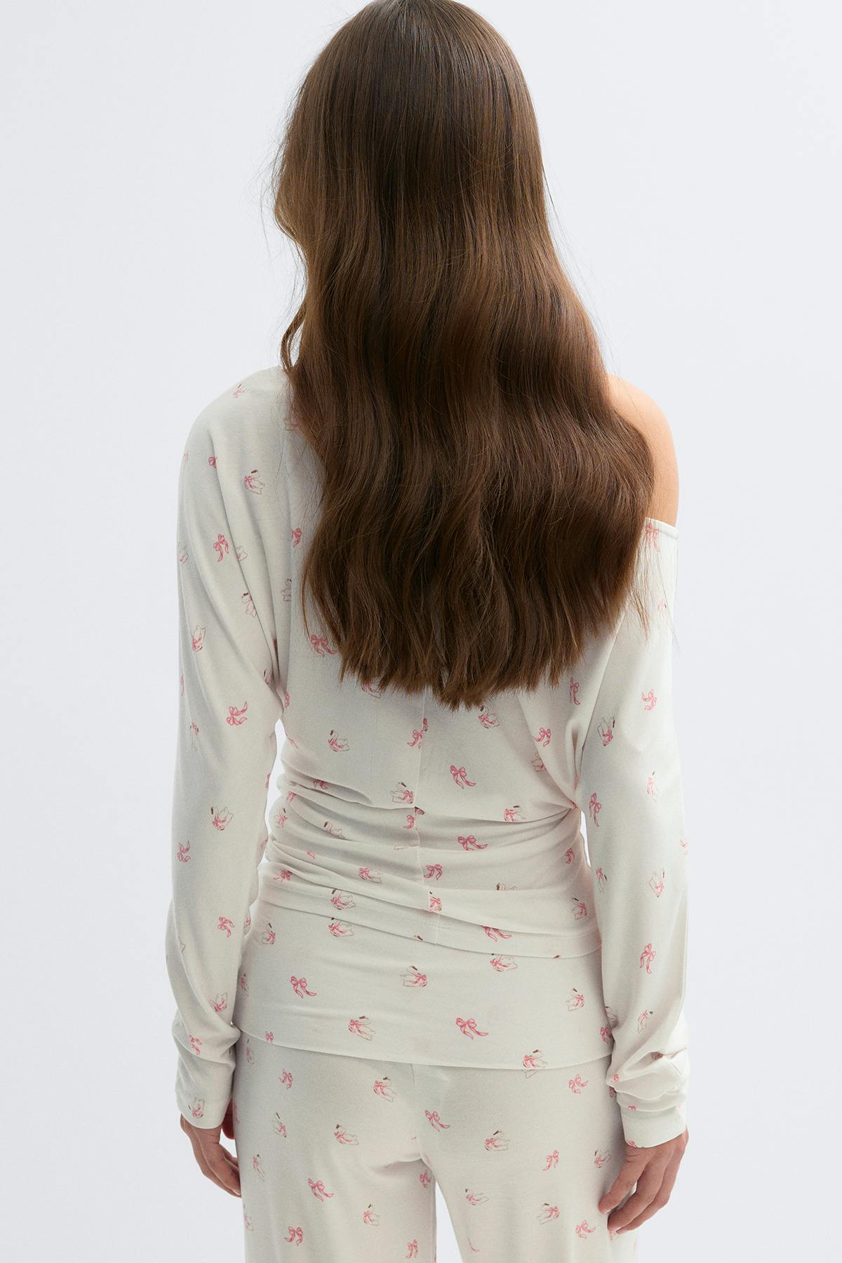 Soft slouchy loungewear top - Falcon
