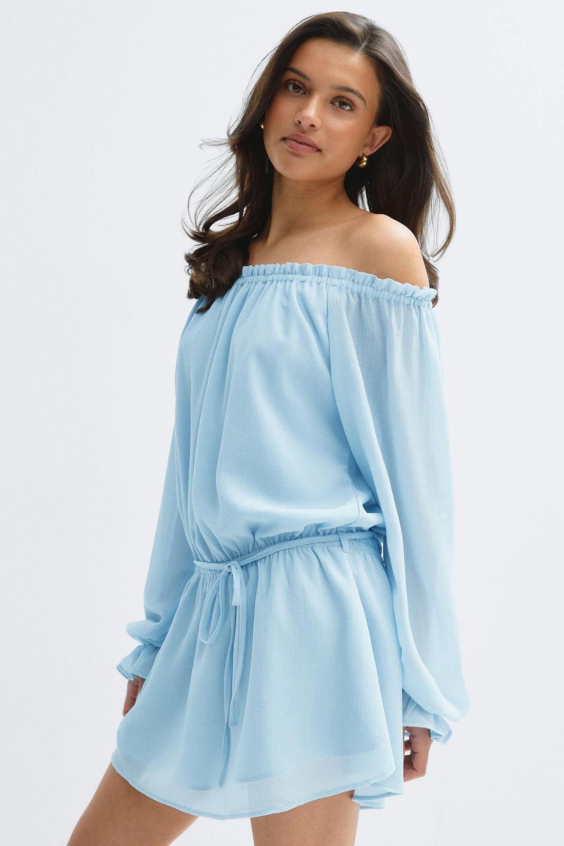 14+ breeze off shoulder dress - Skyway