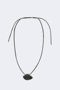 Long necklace - Black/silver