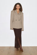 Fringe skirt - Chocolate plum