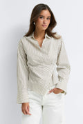 Wrap shirt - Blanc