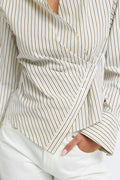 Wrap shirt - Stripe