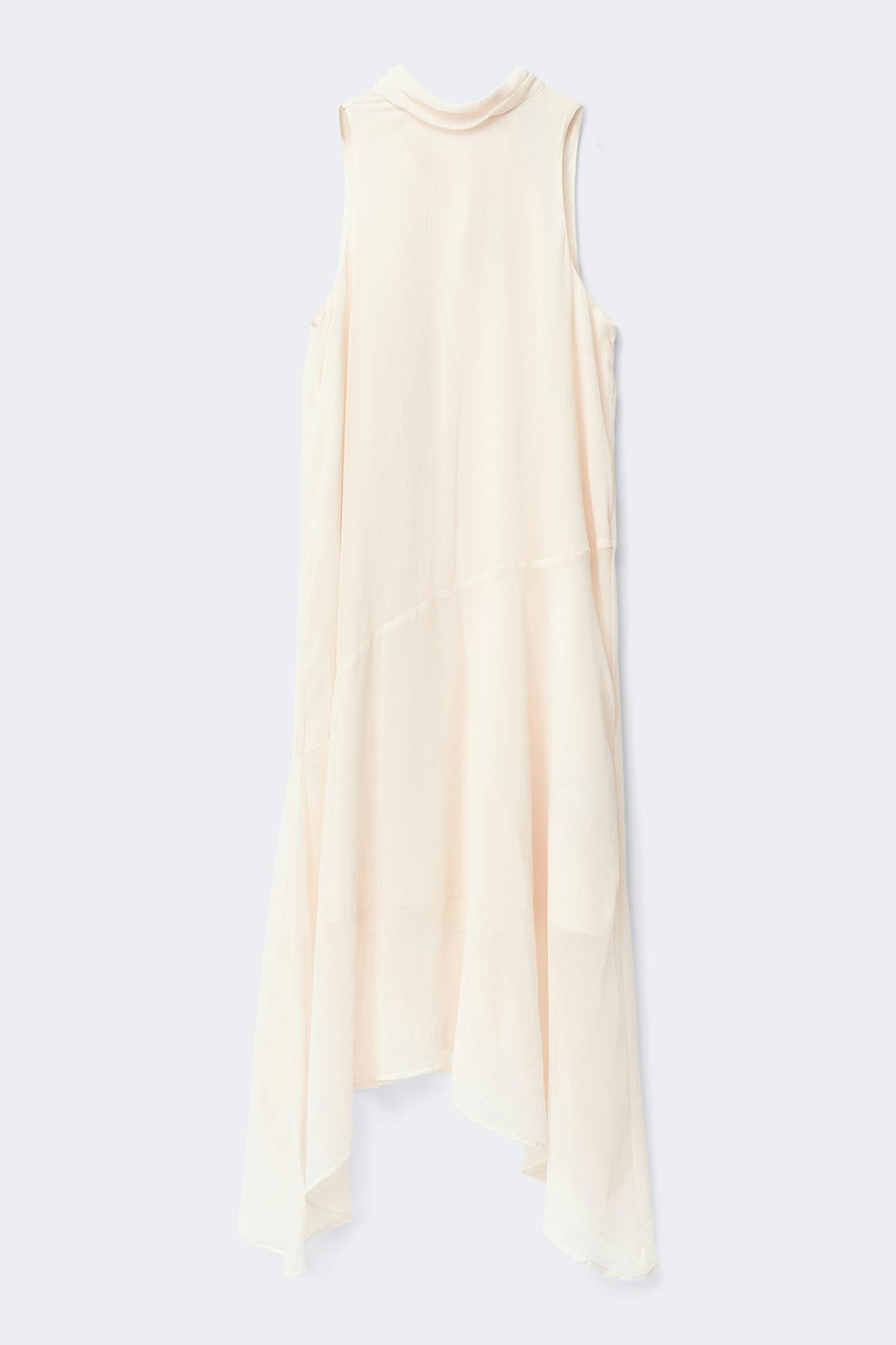Flowy scarf dress - Creme
