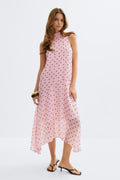 Flowy scarf dress - Creme