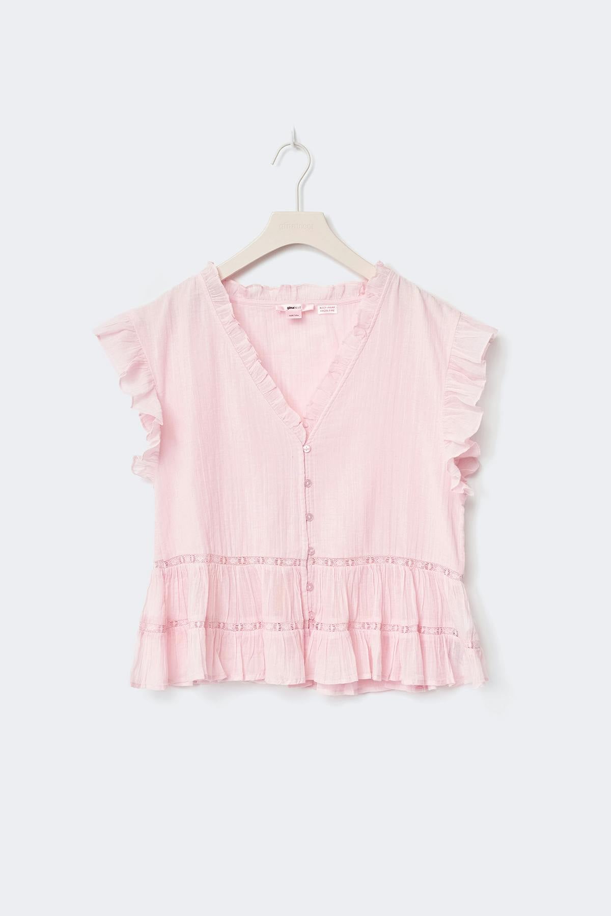 Y short sleeve top - Pale lilac