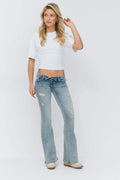 14+ delulu flare jeans - Bleu clair