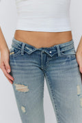 14+ delulu flare jeans - Bleu clair