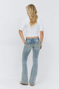 14+ delulu flare jeans - Bleu clair