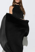 Pleated maxi dress - Noir