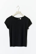 Soft loungewear baby tee - Noir