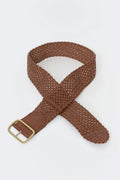 Braided hip belt - Marron
