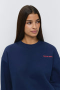 Crewneck versatile sweater - Peacoat
