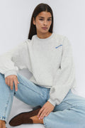 Crewneck versatile sweater - Peacoat