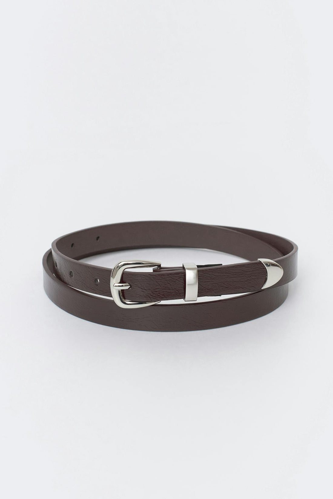 Patent hip belt - Chocolate plum